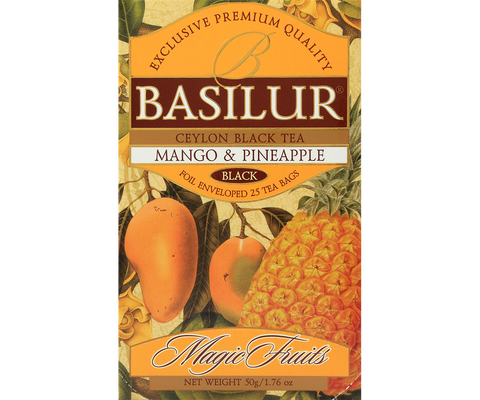 Magic Fruits Black Tea - Mango And Pineapple - 25 Enveloped Tea Bags