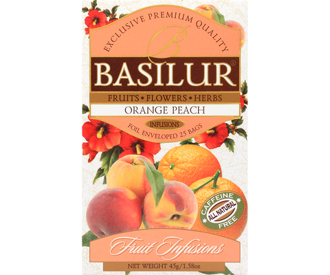 Fruit Infusions -Orange & Peach- 25 Enveloped Tea Bags