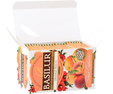 Fruit Infusions -Orange & Peach- 25 Enveloped Tea Bags