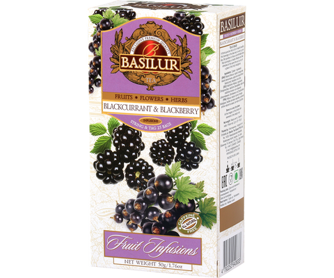 Fruit Infusions - Blackcurrant & Blackberry - 25 Tea Bags