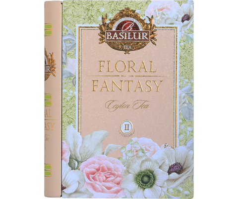 Floral Fantasy II - Tea Book - Marigold, Amaranth & Lime Green Tea - 100g Loose Leaf