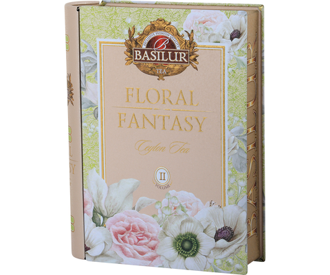 Floral Fantasy II - Tea Book - Marigold, Amaranth & Lime Green Tea - 100g Loose Leaf