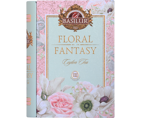 Floral Fantasy III Tea Book - Rose & Cherry Ceylon Green Tea - 100g Loose Leaf
