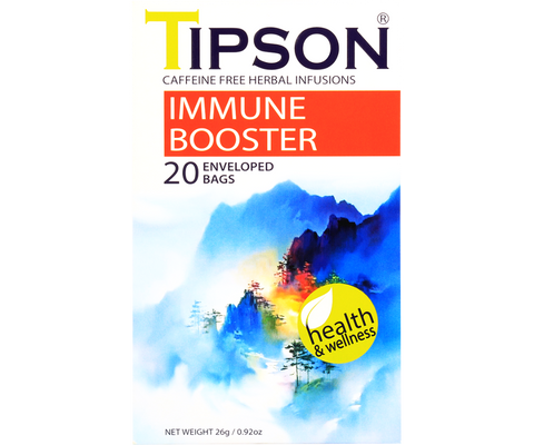 Tipson Herbal Wellness - Immune Booster Tea - 20 Enveloped Tea Bags