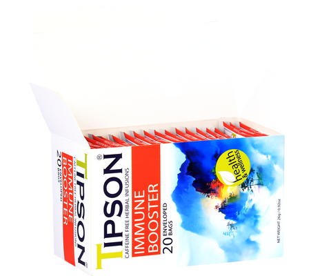 Tipson Herbal Wellness - Immune Booster Tea - 20 Enveloped Tea Bags