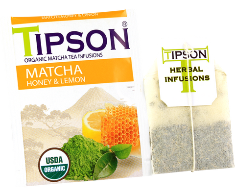 Organic Matcha Honey & Lemon - 25 Enveloped Tea Bags