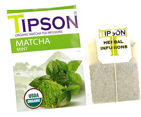 Organic Matcha & Mint - 25 Enveloped Tea Bags