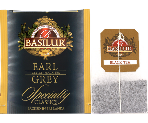 Ceai clasic special - Earl Grey - 25 pliculețe de ceai ambalate în plic
