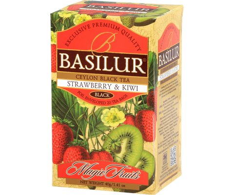 Magic Fruits Căpșuni și Kiwi - 20 Pliculețe de Ceai Ambalate