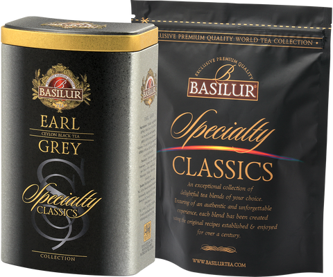 Specialty Classics Earl Grey - cutie metalică - 100g ceai negru vrac