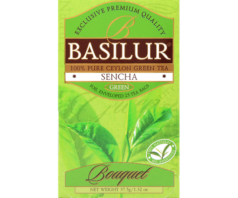 Bouquet Collection - Sencha Ceylon Green Tea - 25 Tea Bags