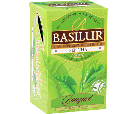 Bouquet Collection - Sencha Ceylon Green Tea - 25 Tea Bags