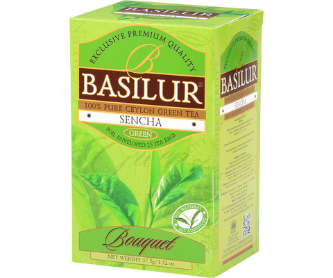 Bouquet Collection - Sencha Ceylon Green Tea - 25 Tea Bags