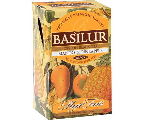 Magic Fruits Black Tea - Mango And Pineapple - 25 Enveloped Tea Bags