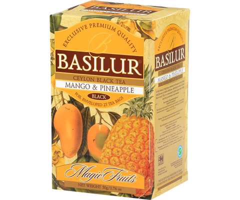Magic Fruits Black Tea - Mango And Pineapple - 25 Enveloped Tea Bags