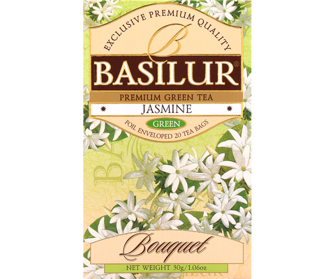 Colecția Bouquet - Ceai verde cu iasomie - 20 pliculețe de ceai pliate
