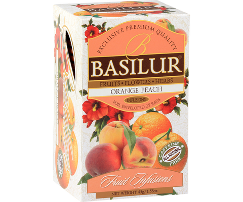 Fruit Infusions -Orange & Peach- 25 Enveloped Tea Bags
