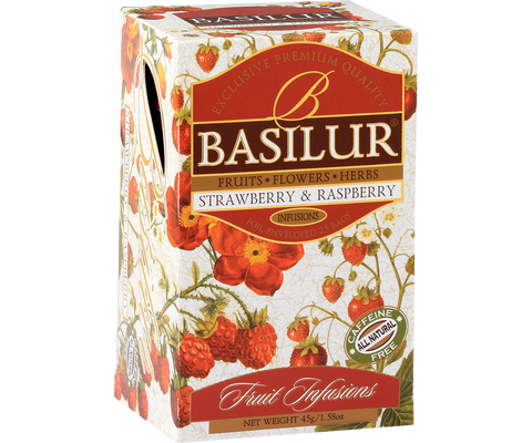 Fruit Infusions - Strawberry & Raspberry - 25 Enveloped Tea Bags