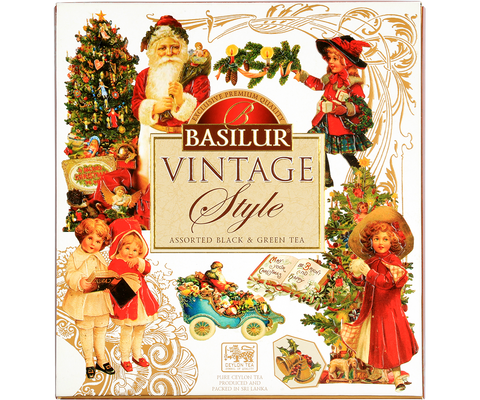 Tea Book Vintage Style - 40 plicuri - 4 arome