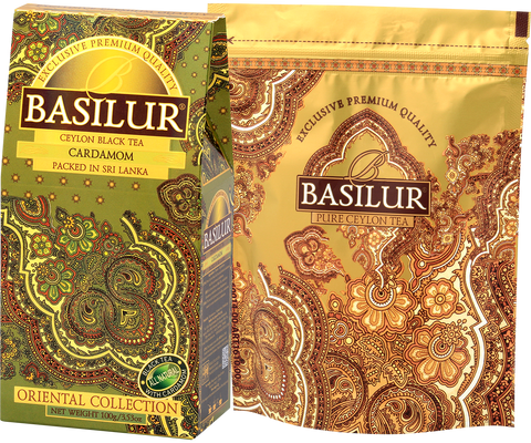 Colecția Orientală - Ceai negru cu cardamom și Ceylon - 100g frunze vrac