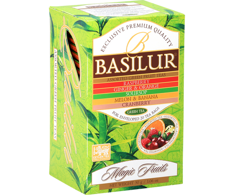Magic Fruits Assorted Green Tea - 25 Enveloped Tea Bags