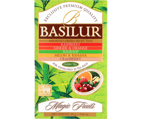 Magic Fruits Assorted Green Tea - 25 Enveloped Tea Bags