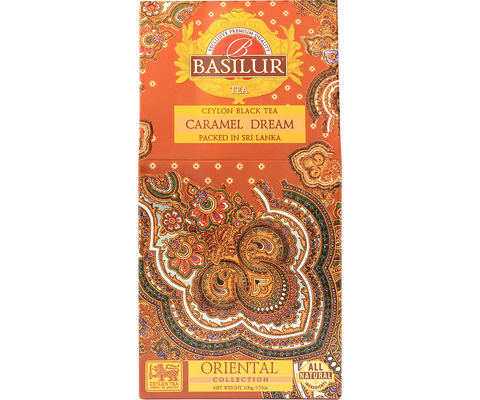 Ceai negru Caramel Dream - 100g frunze vrac, pachet de rezervă