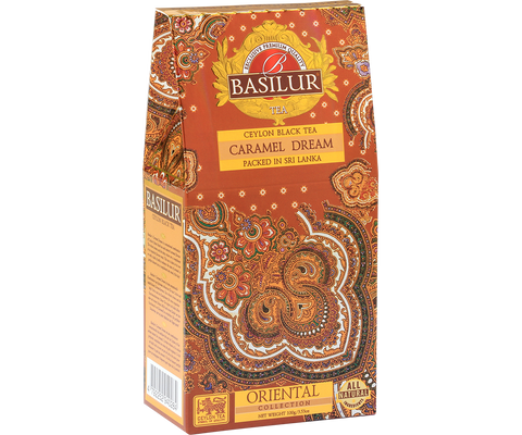 Ceai negru Caramel Dream - 100g frunze vrac, pachet de rezervă