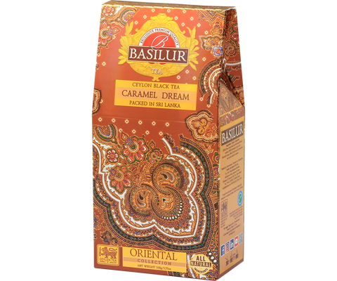 Ceai negru Caramel Dream - 100g frunze vrac, pachet de rezervă