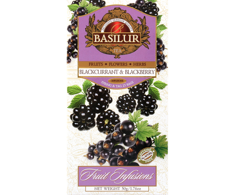 Fruit Infusions - Blackcurrant & Blackberry - 25 Tea Bags