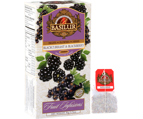 Fruit Infusions - Blackcurrant & Blackberry - 25 Tea Bags