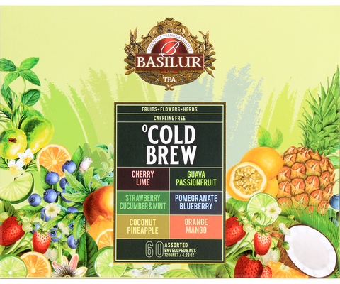 Cold Brew Assortment - 6 arome - 60 pliculețe de ceai