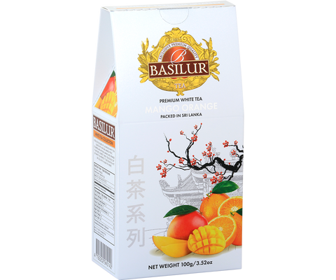 White Tea - Mango și Portocală - 100g vrac - Refill