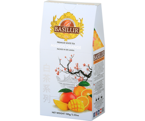 White Tea - Mango și Portocală - 100g vrac - Refill
