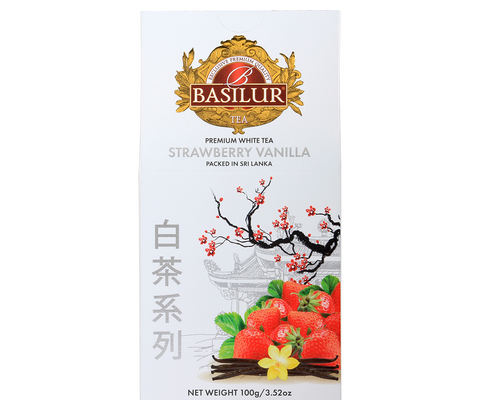 White Tea - Căpșuni și vanilie - 100g vrac