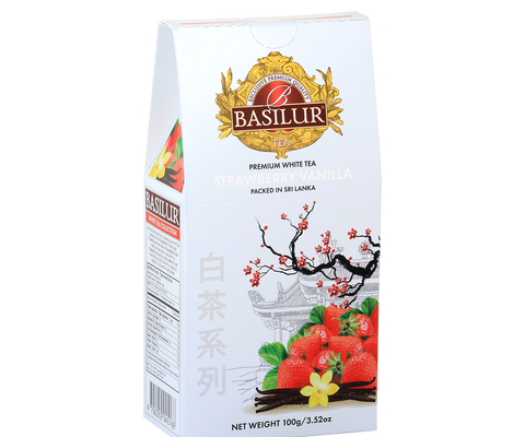 White Tea - Căpșuni și vanilie - 100g vrac