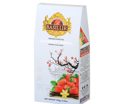 White Tea - Căpșuni și vanilie - 100g vrac