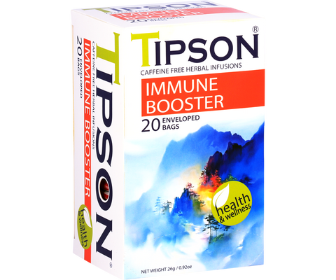 Tipson Herbal Wellness - Immune Booster Tea - 20 Enveloped Tea Bags