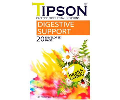 Tipson Herbal Wellness -Digestive Support-20 Enveloped Tea Bags