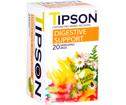 Tipson Herbal Wellness -Digestive Support-20 Enveloped Tea Bags
