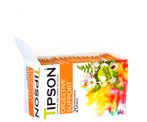 Tipson Herbal Wellness -Digestive Support-20 Enveloped Tea Bags