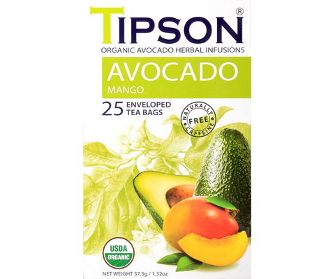 Tipson Avocado - Mango - 25 Enveloped Tea Bags