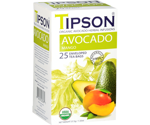 Tipson Avocado - Mango - 25 Enveloped Tea Bags