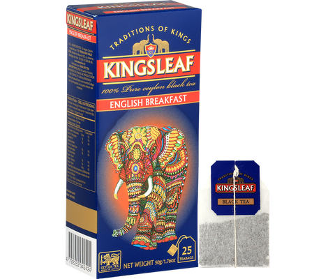 Kingsleaf English Breakfast - 25 pliculețe de ceai