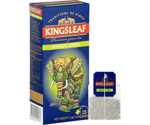 Kingsleaf Imperial Green - 25 pliculețe de ceai