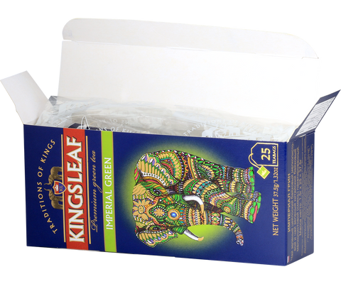Kingsleaf Imperial Green - 25 pliculețe de ceai