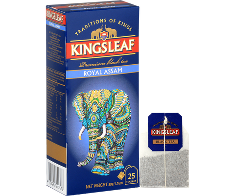 Kingsleaf Royal Assam - 25 pliculețe de ceai