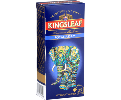 Kingsleaf Royal Assam - 25 pliculețe de ceai