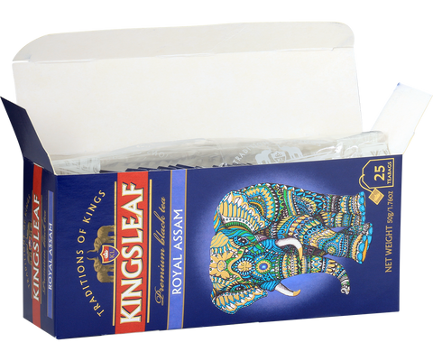 Kingsleaf Royal Assam - 25 pliculețe de ceai