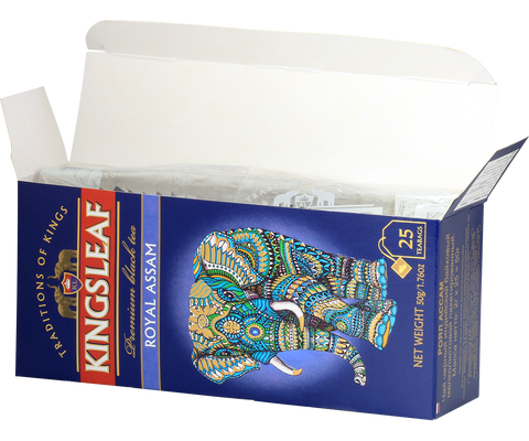 Kingsleaf Royal Assam - 25 pliculețe de ceai